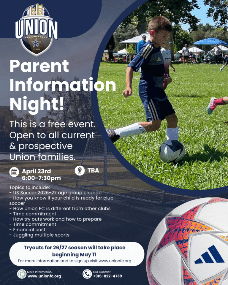 Union FC 2026 Parent Information Night